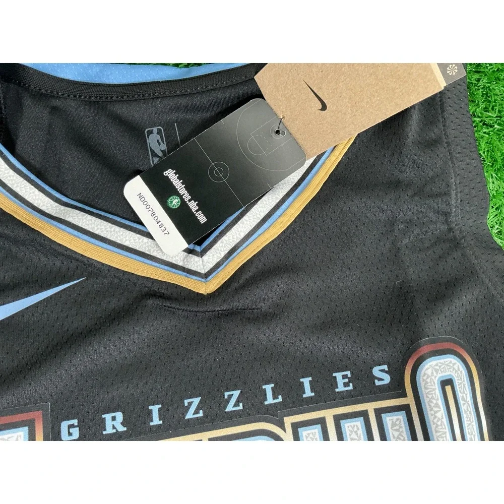 Nike Memphis Grizzlies City Edition Swingman Jersey Black Mens Size 48 Large NEW